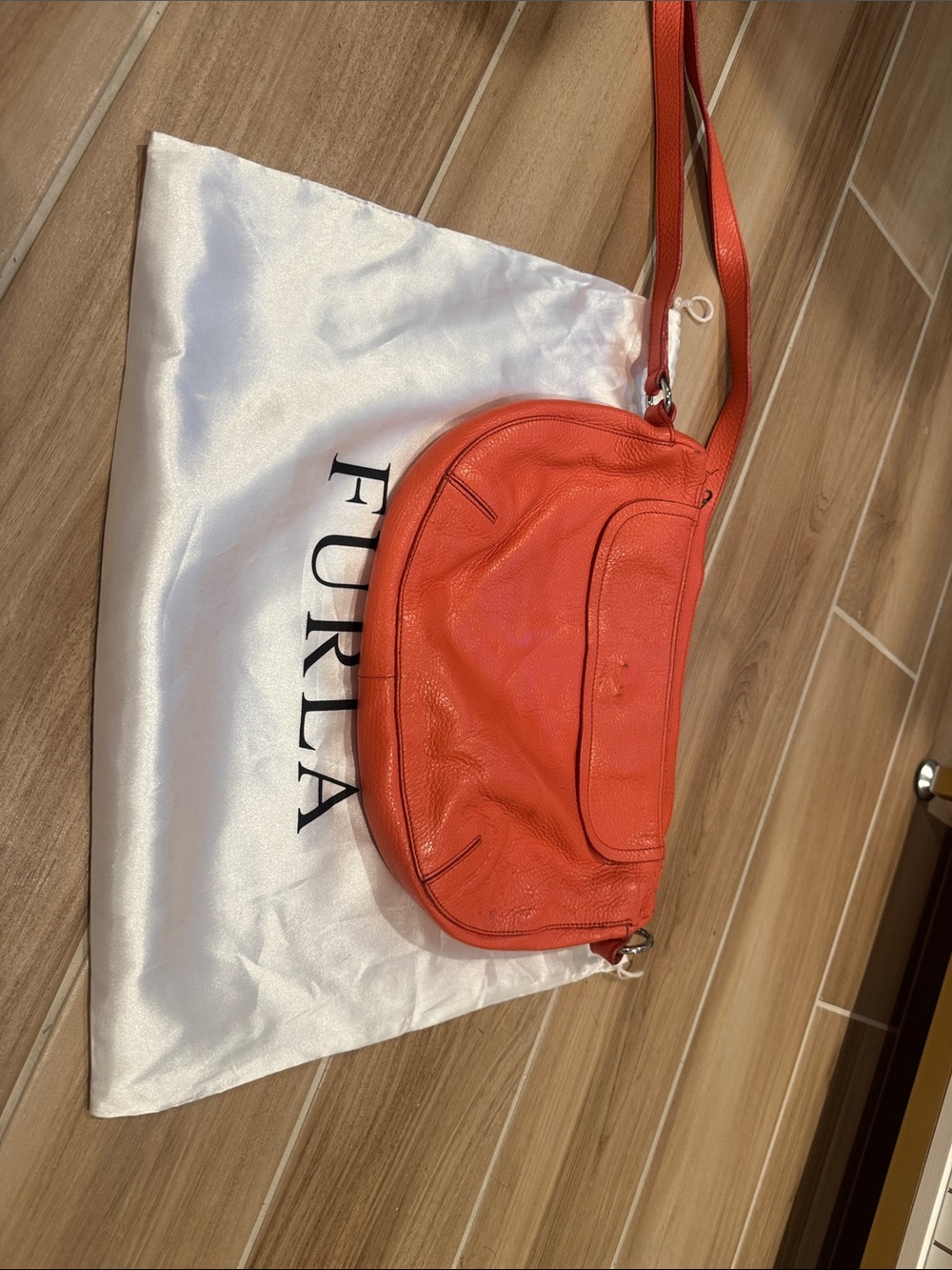 Furla Coral Leather Crossbody Bag